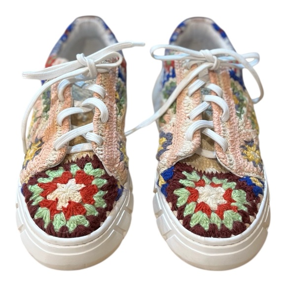 Free People Shoes - Free People Catch Me If You Can  Women’s Crochet Sneakers SZ 37=6.5